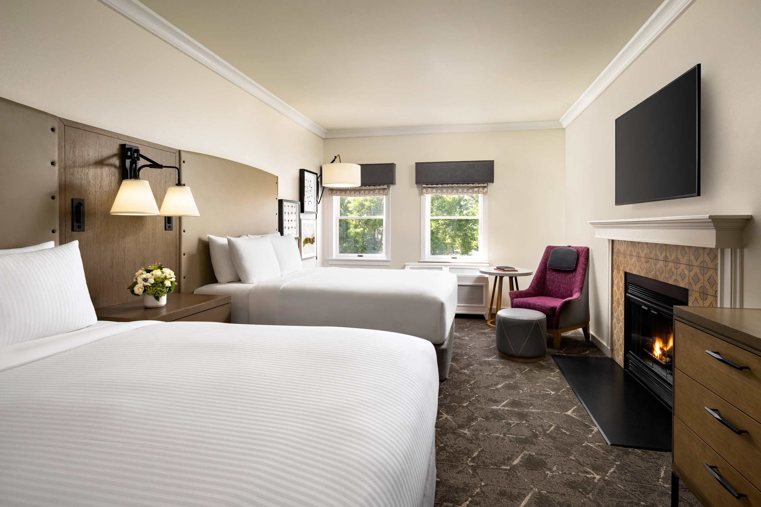 Guest room at Fairmont Sonoma Mission Inn and Spa